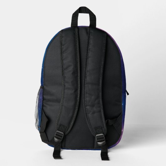 Galaxy Planet Backpack – Aangepaste naam Orbit Bedrukte Rugzak (Achterkant)