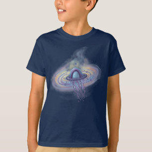 Galaxy Planet Boy T-shirt