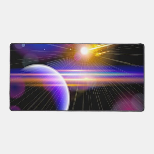 Galaxy Planet en Sterrenontwerp Bureaumat (Voorkant)