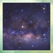 Galaxy Planet Rood Blauw Kleurrijke Ruimte Sterren Raamsticker (Vel 3)