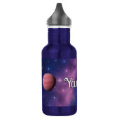 Galaxy Planet Water Bottle – Aangepaste naam Waterfles (Links)