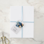 Galaxy Planeten Countdown Baby Shower Cadeaulabel (Met Touw)