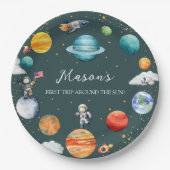Galaxy Planeten Eerste Reis Rond de Zon Bord (Voorkant)