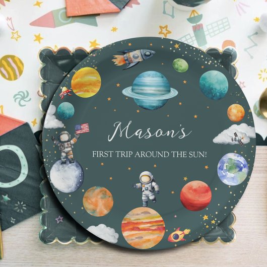 Galaxy Planeten Eerste Reis Rond de Zon Bord