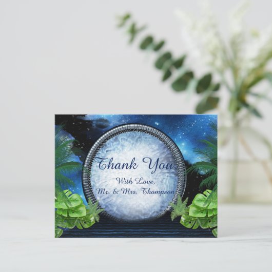 Galaxy-Portal Dank u Briefkaart (Staand voorkant)