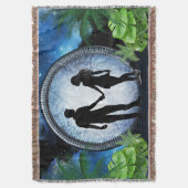 Galaxy-Portal Decor Deken (Voorkant Verticaal)