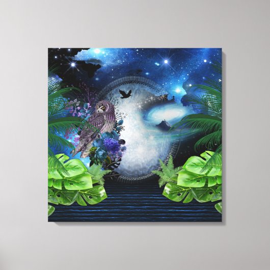 Galaxy-Portal Huisdecoratie Canvas Afdruk (Voorkant)