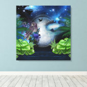 Galaxy-Portal Huisdecoratie Canvas Afdruk (Insitu (Houten vloer))