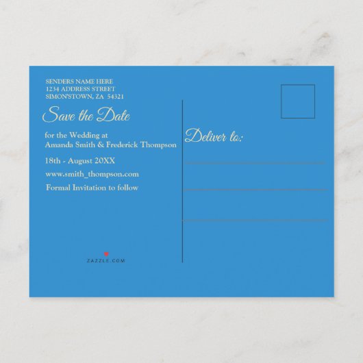 Galaxy Portal Sla de data op Aankondigingskaart (Achterkant)