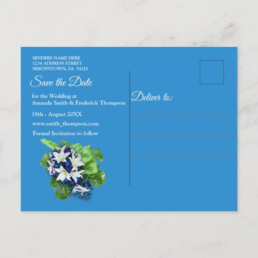 Galaxy Portal slaat de datum op Aankondigingskaart (Achterkant)