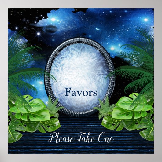 Galaxy Portal Wedding Poster (Voorkant)