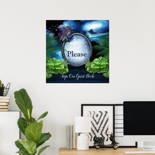 Galaxy Portal Wedding Poster (Thuiskantoor)