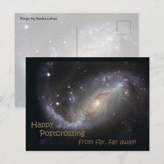 Galaxy Postcrossing Briefkaart (Voorkant / Achterkant)