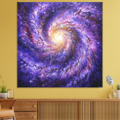 Galaxy Poster Canvas Afdruk (Insitu (Woonkamer))