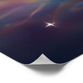 Galaxy Pour Poster – Cosmic Glass Art Print (Hoek)