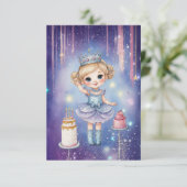 Galaxy Princess Verjaardag Kaart (Staand voorkant)