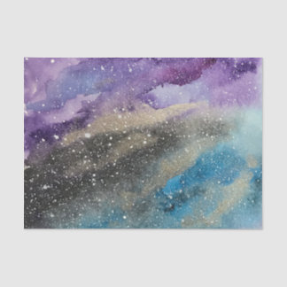 Galaxy Print Buitenspatie Waterverf Weefselpapier Tissuepapier