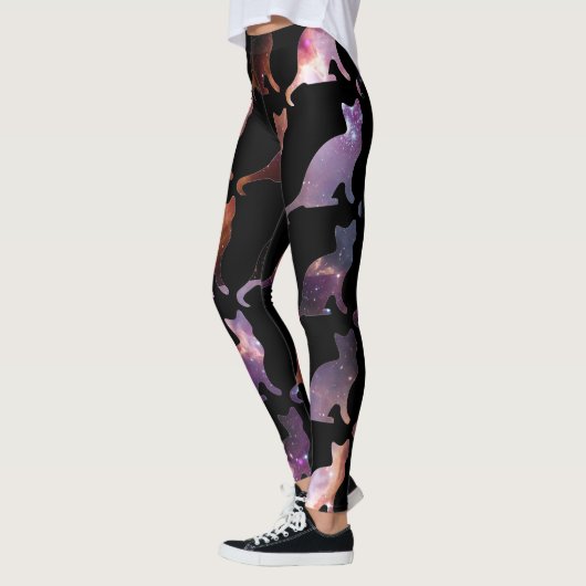 Galaxy Print Cats Patterated Leggings (Links)