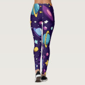 Galaxy Print Leggings (Achterkant)