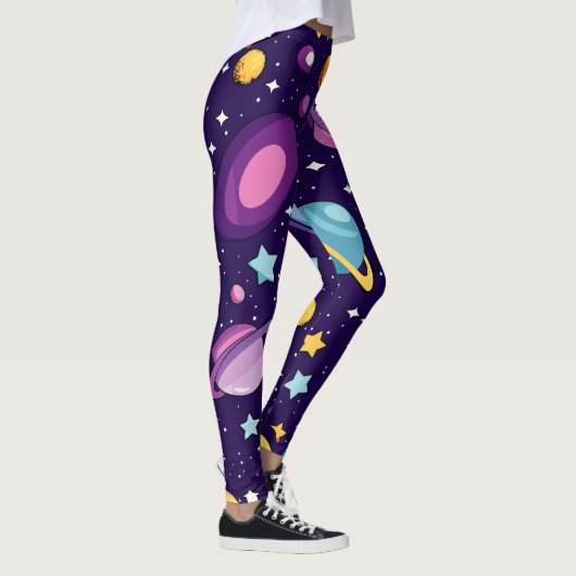 Galaxy Print Leggings (Rechts)