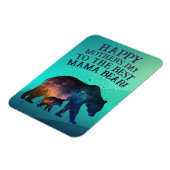 Galaxy Print Mama Beer,  Moederdag Magneet (Linkerzijde)