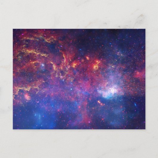 Galaxy Print Milky Way Briefkaart (Voorkant)