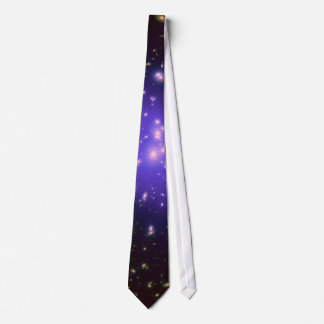 Galaxy Print sterren Ultra Violet Starry Deep Spac Stropdas