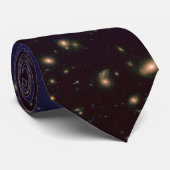 Galaxy Print sterren Ultra Violet Starry Deep Spac Stropdas (Opgerold)