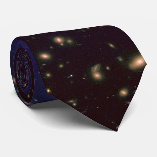 Galaxy Print sterren Ultra Violet Starry Deep Spac Stropdas (Opgerold)