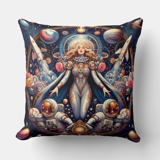 Galaxy Queen Kussen (Voorkant)
