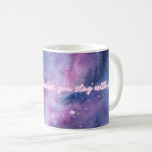 Galaxy Quote Mug Koffiemok (Voorkant rechts)