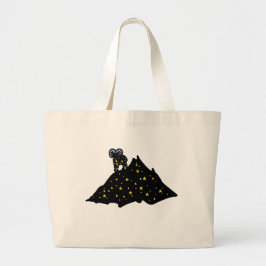 Galaxy Ram Symbol Tote – Bold Astrology Identity Grote Tote Bag