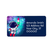 Galaxy Retro Astronaut Bomb Popsicle