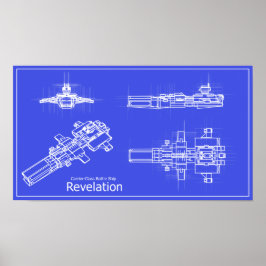 Galaxy Revelation Blueprints Poster