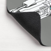 Galaxy Rhino Mousepad Muismat (Hoek)