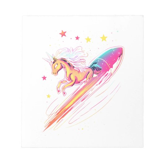 Galaxy Rider Eenhoorn (1) Notitieblok (Voorkant)