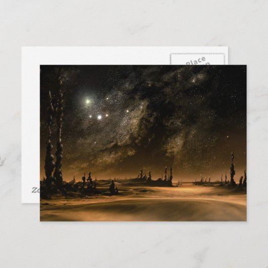 Galaxy Rise Briefkaart (Voorkant / Achterkant)