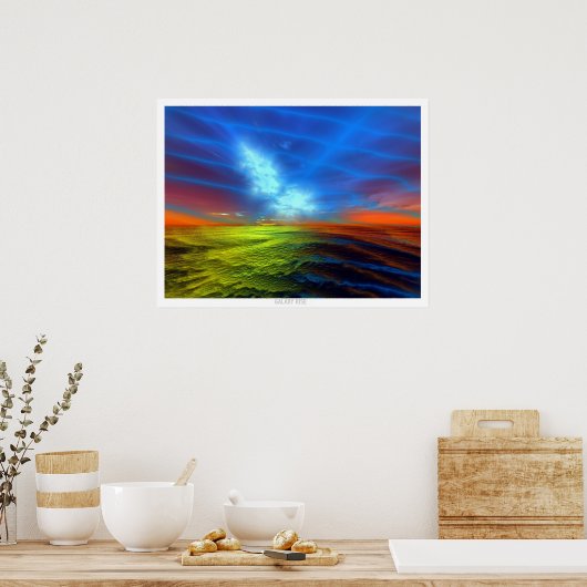 Galaxy Rise Poster (Keuken)