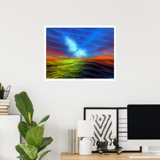 Galaxy Rise Poster (Thuiskantoor)