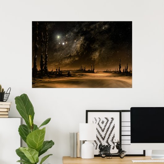 Galaxy Rise Poster (Thuiskantoor)