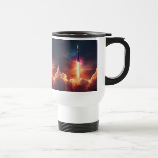 Galaxy Rocket Thermal Mok – Space Fantasy Style (Rechts)