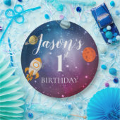 Galaxy Rocket Thormed Kinderen 1e verjaardag Papieren Bordje (Feest)