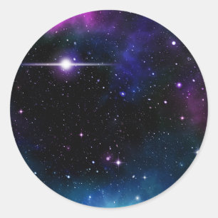 Galaxy Ronde Sticker