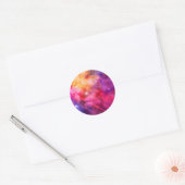 Galaxy Ronde Sticker (Envelop)
