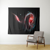 Galaxy Roos Red Large Wandkleed (In Situ (horizontaal))