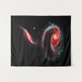 Galaxy Roos Red medium Wandkleed (Voorkant (horizontaal))