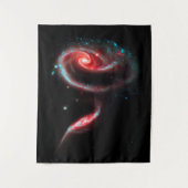 Galaxy Roos Red medium Wandkleed (Voorkant)