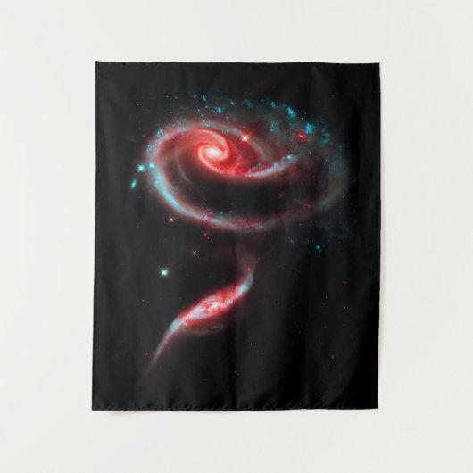 Galaxy Roos Red medium Wandkleed (Voorkant)