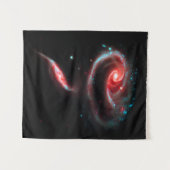 Galaxy Roos Red Small Wandkleed (Voorkant (horizontaal))