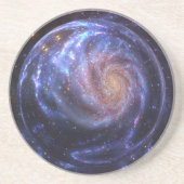Galaxy Round Zandsteen Onderzetter (Voorkant)
